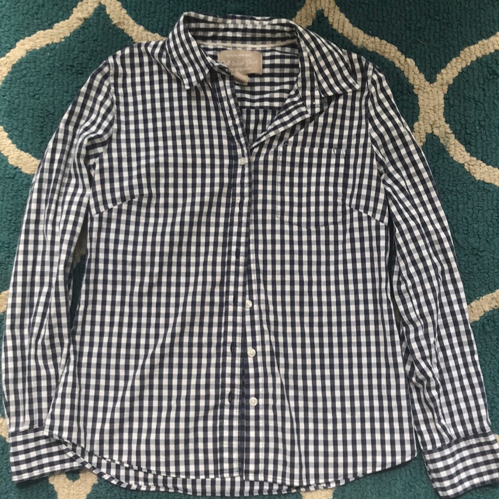 Gingham button down